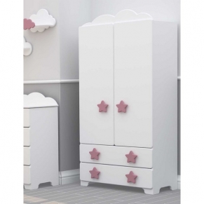 Bambino Casa Stelle Grandi Felici Rosa - Гардероб Розов